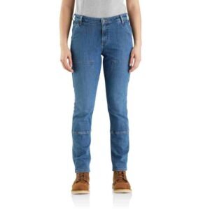 Rugged Flex? Relaxed Fit Double Front Straight Jean