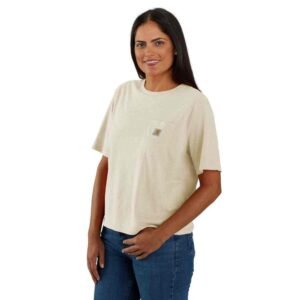 Loose Fit Lightweight Short-Sleeve Crewneck T-Shirt