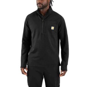Carhartt Force Relaxed Fit Mock Neck Half-Zip T-Shirt
