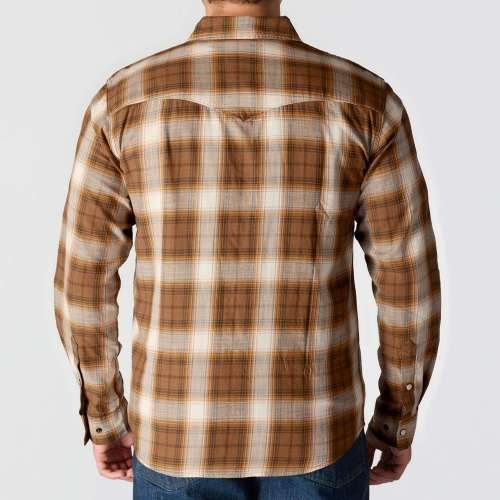 Montana Rugged Flex? Relaxed Fit Lightweight Long-Sleeve Snap-Front Plaid Shirt - Image 7