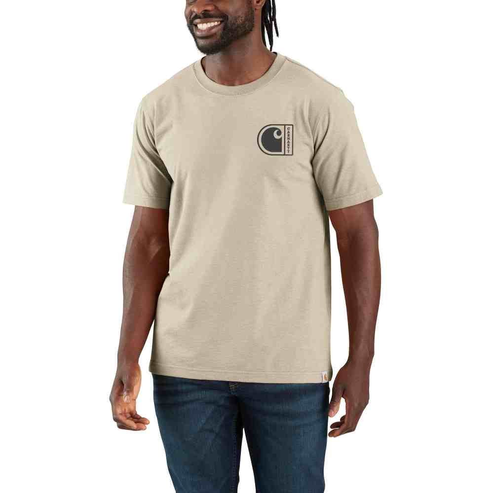 Relaxed Fit Lightweight Short-Sleeve C Graphic T-Shirt