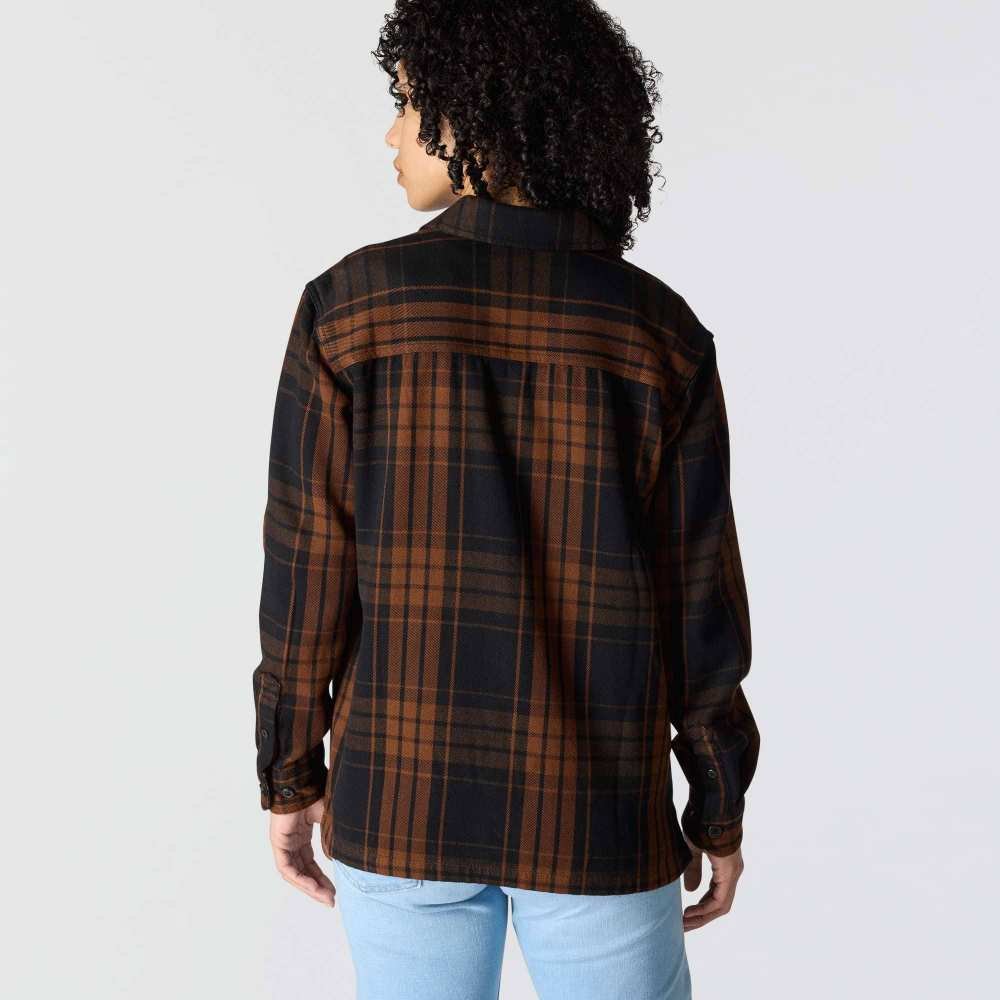 TENCEL? Fiber Series Loose Fit Twill Plaid Shirt - Image 5
