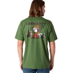 Relaxed Fit Heavyweight Short-Sleeve Pocket Outdoor Graphic T-Shirt